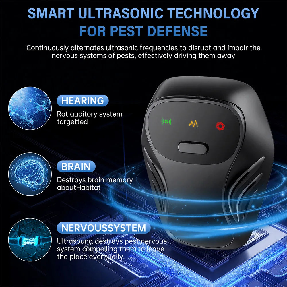 New Ultrasonic Rodent Killing Catching Device Multifunctional Smart Variable Frequency Electric Mosquito Killer Insect Repellent