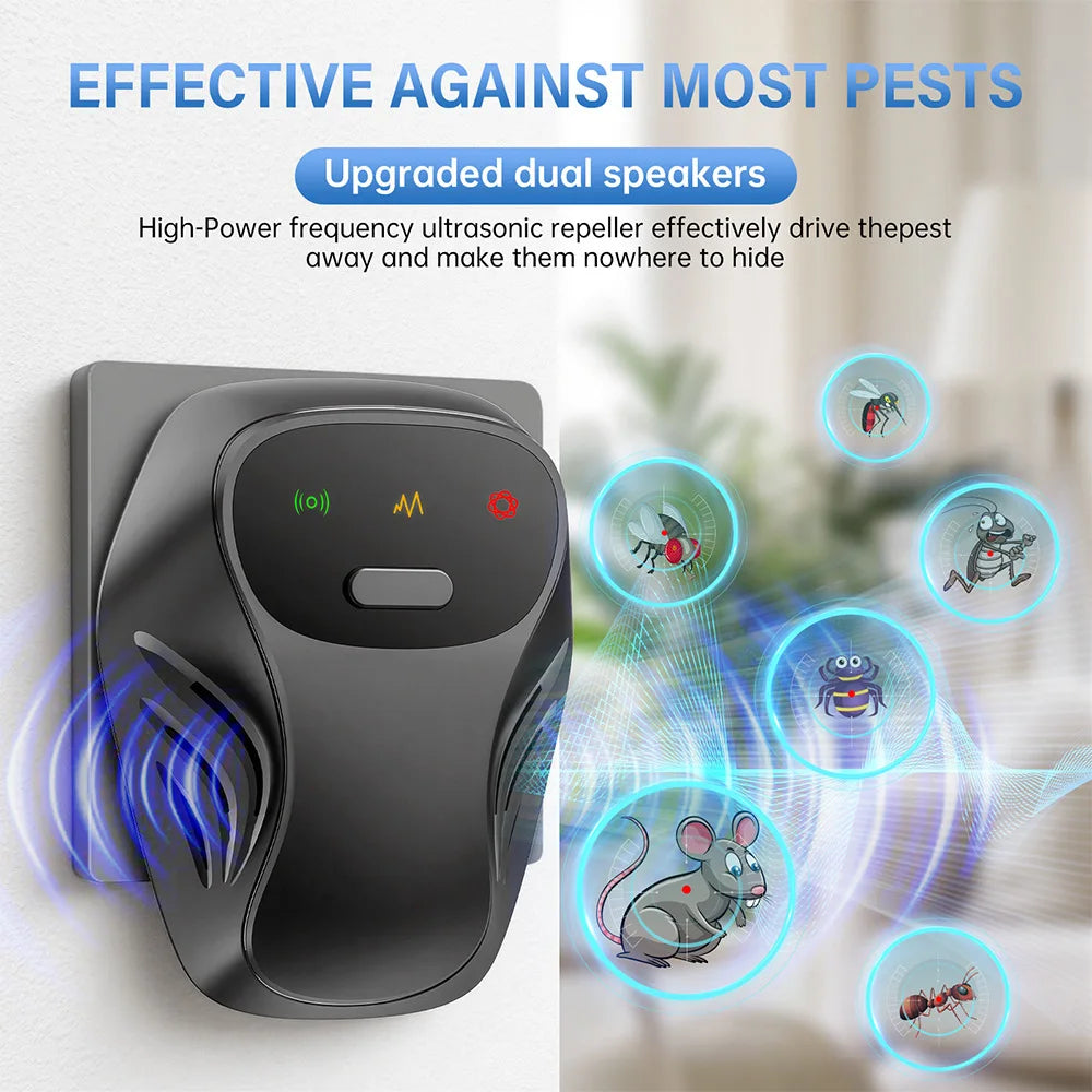 New Ultrasonic Rodent Killing Catching Device Multifunctional Smart Variable Frequency Electric Mosquito Killer Insect Repellent